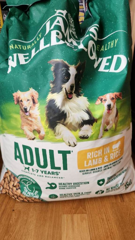 James Wellbeloved Adult 15kg - Lamb & Rice - SEALED & NEW - BB 29/10/26*