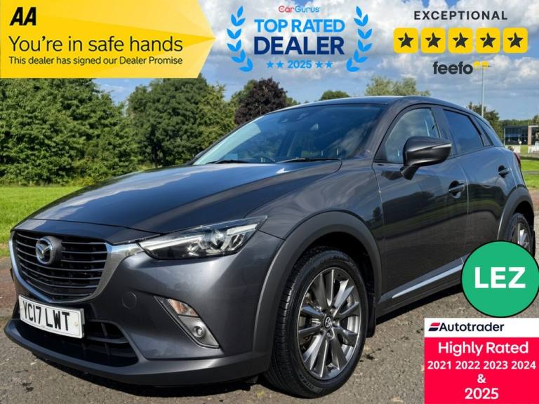 2017 Mazda CX-3 2.0 SKYACTIV-G Sport Nav SUV 5dr Petrol Manual 4WD Euro 6 (s/s) (150 ps) HATCHBAC...