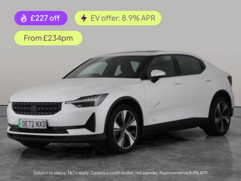 2022 Polestar Polestar 2 Single Motor 69kWh Standard Range Fastback 5dr Electric Auto FWD (231 ps...