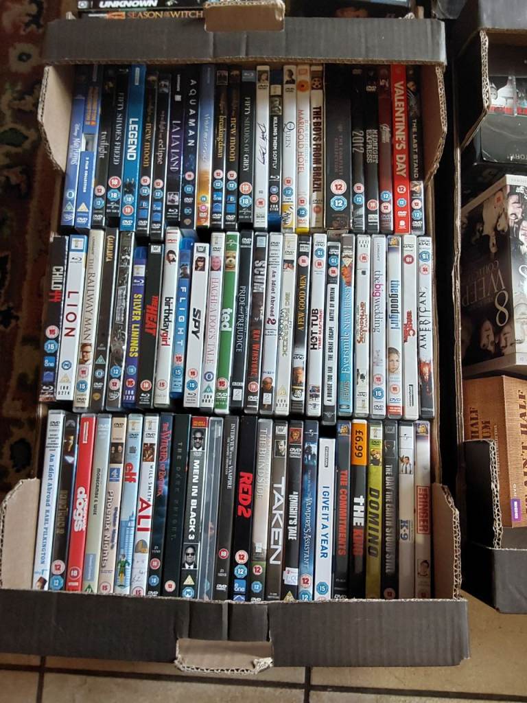 200 plus dvds, and 8 box sets