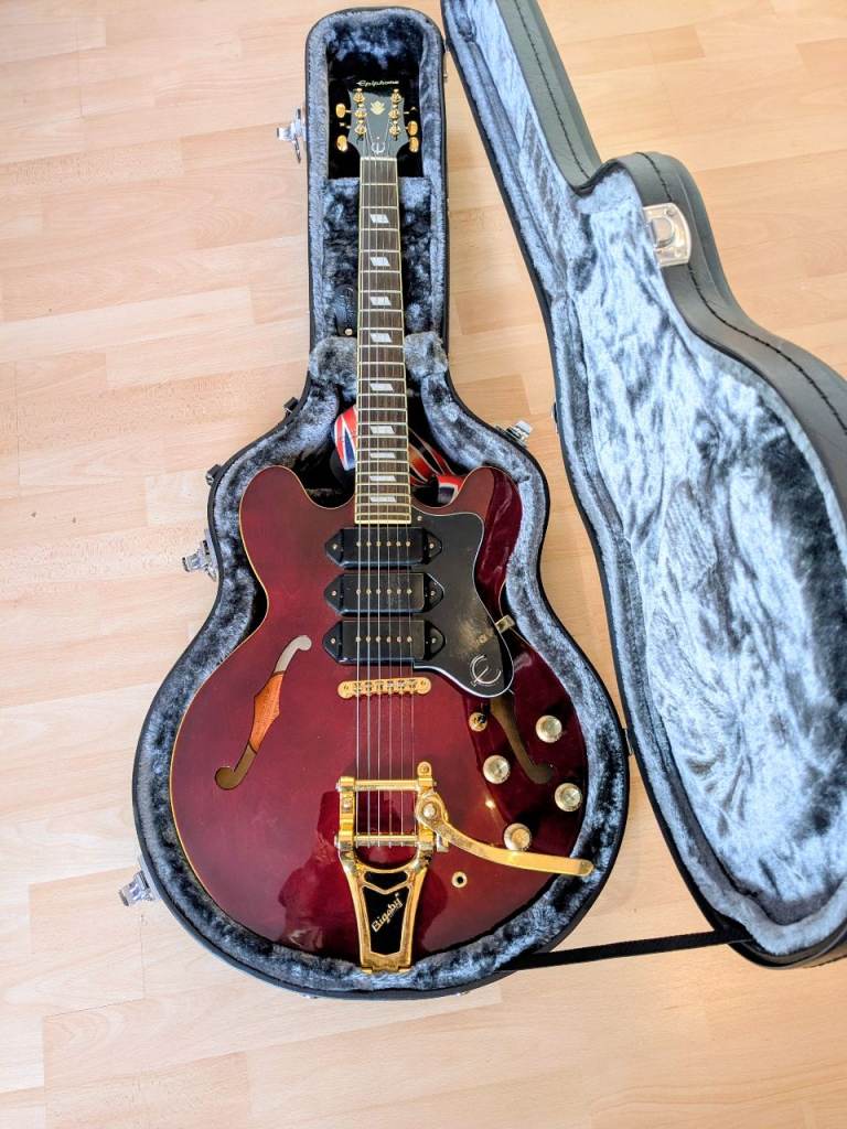 Epiphone Riviera burgundy 