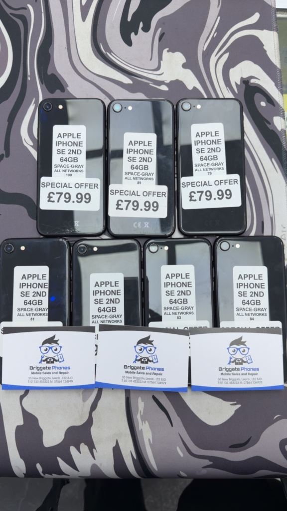 APPLE IPHONE SE 2ND GEN 2020 64GB UNLOCKED ALL NETWORKS ONE YEAR WARRANTY 