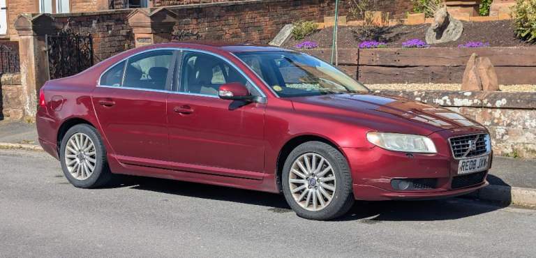 2008 VOLVO S80 SE D5, 2008, 202150 miles, Saloon, Manual, Red, 5 seats, 4 doors