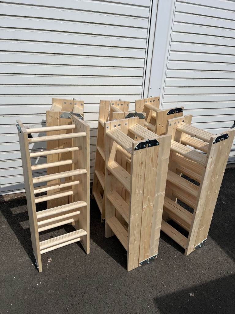 WOODEN FOLDING LADDERS FROM LOFT LADDER KIT 3 SECTION