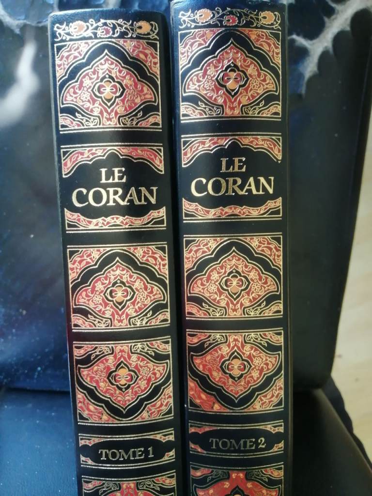 Beautiful French Quran (Le Coran) – 2 Volume Set – Hardcover – Arabic & French