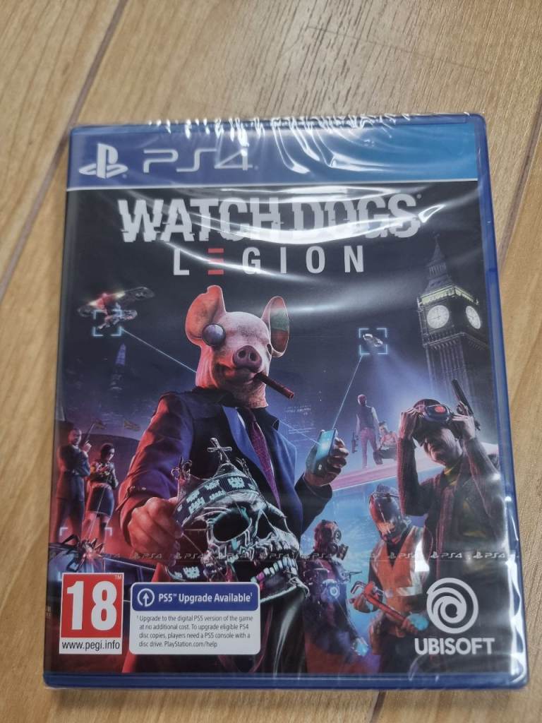 Brand New Sealed Watch Dogs: Legion PS4 PlayStation 4 PS5 Upgrade Ubisoft