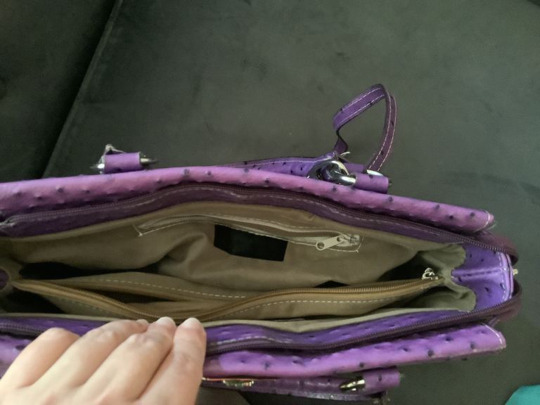 Made in Italy Handbag. Crossbody and real leather.