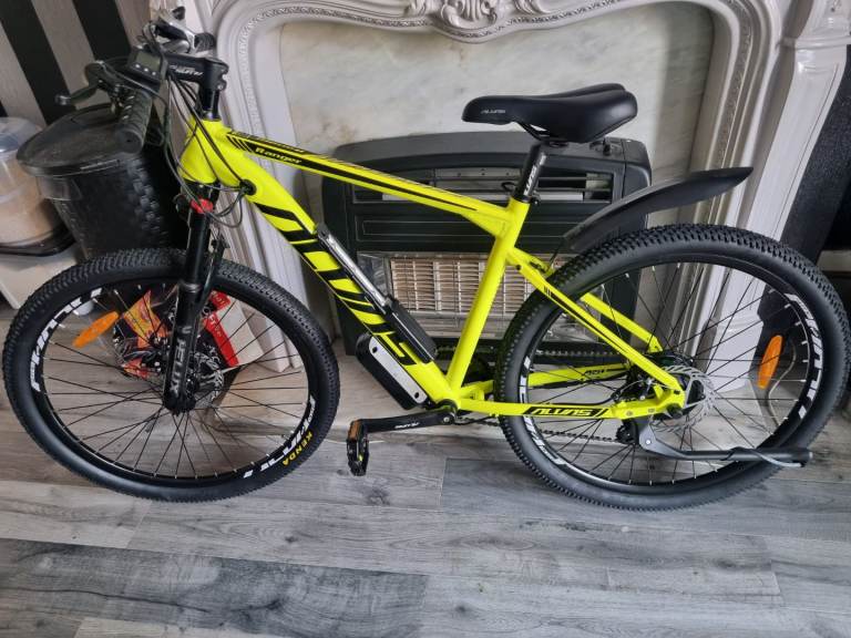 Yellow Electric Bike 