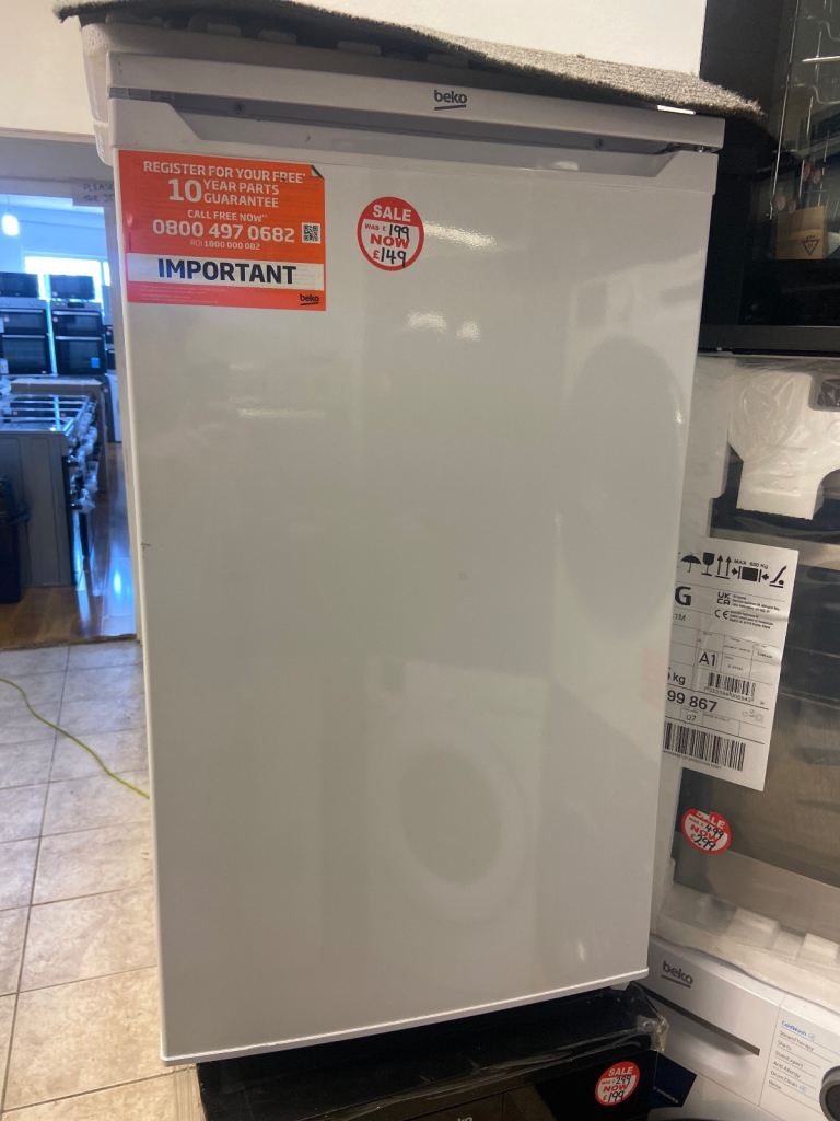 😎NEW😎RRP £200!! Beko Slim Undercounter Fridge - White 