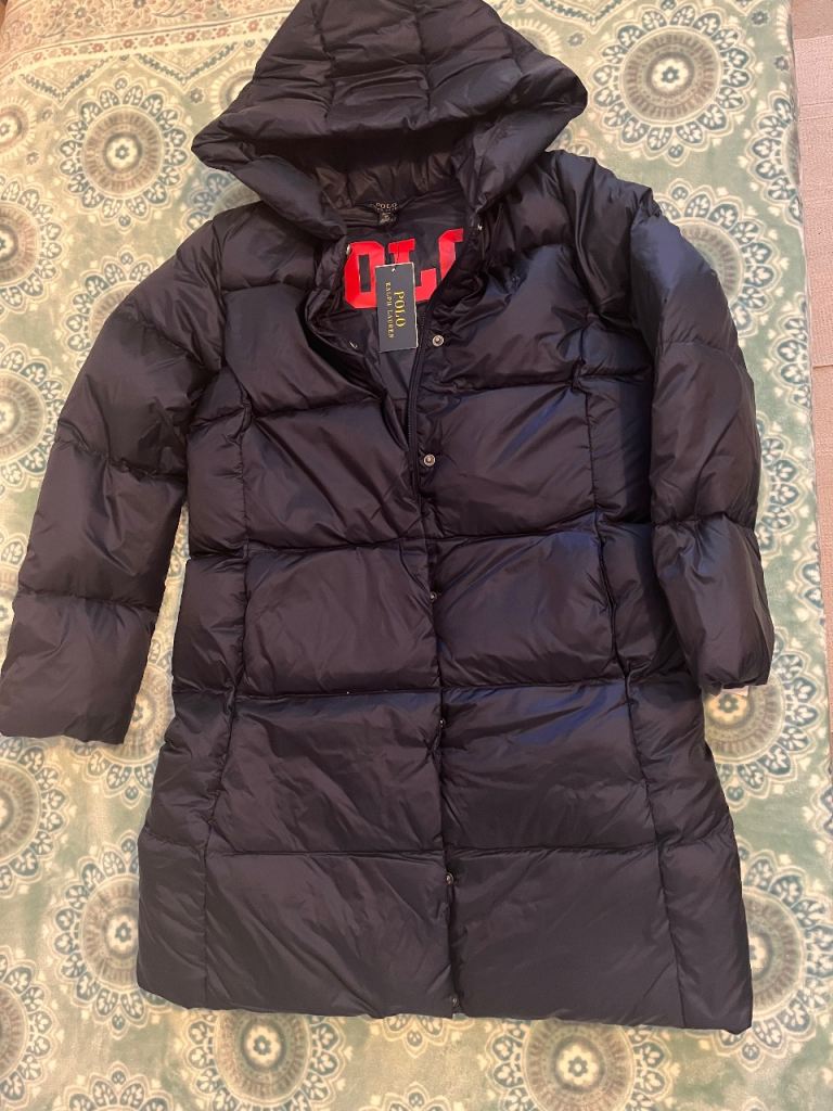 Polo Ralph Lauren Black Puffer Coat – Brand New with Tags