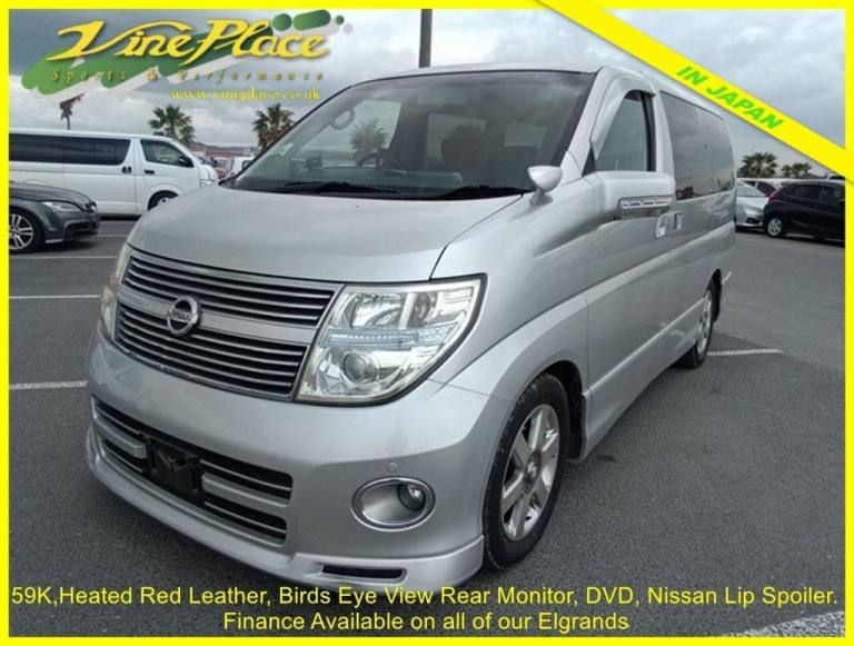 2008 Nissan Elgrand 3.5 Elgrand Highway Star Red Leather Edition, 8 Seats, Auto, 59K Miles MPV Pe...