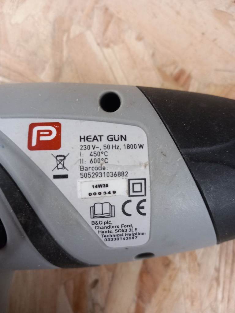 Heat Gun (Power Performance PHG 1800 T2A)