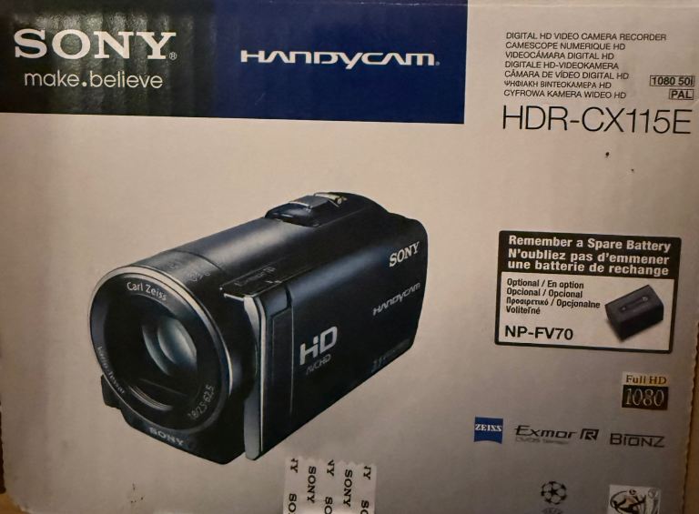 image for Sony Handycam HDR-CX115E