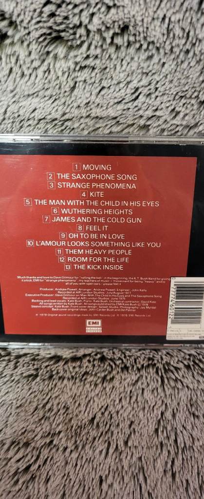 Kate Bush Kick Inside CD