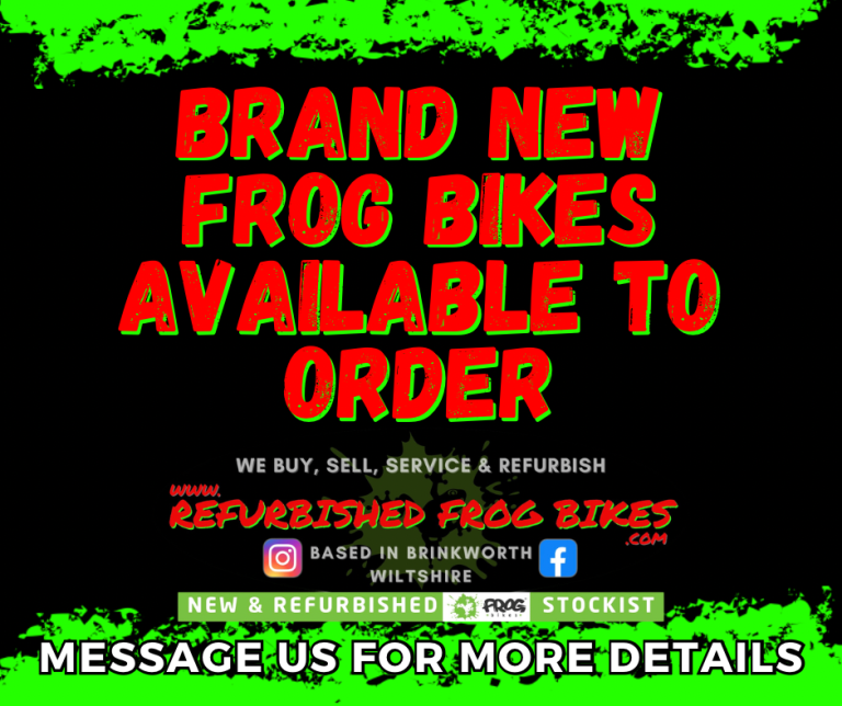 BRAND NEW FROG BIKES - £50 OFF offer + more!