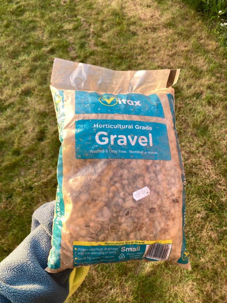 VITOX HORTICULTURAL PEA GRAVEL SMALL BAG NEW UN OPENED