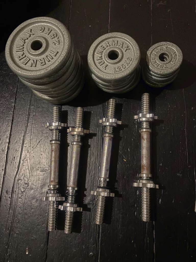 image for TurnerMAX bars with cast iron weights