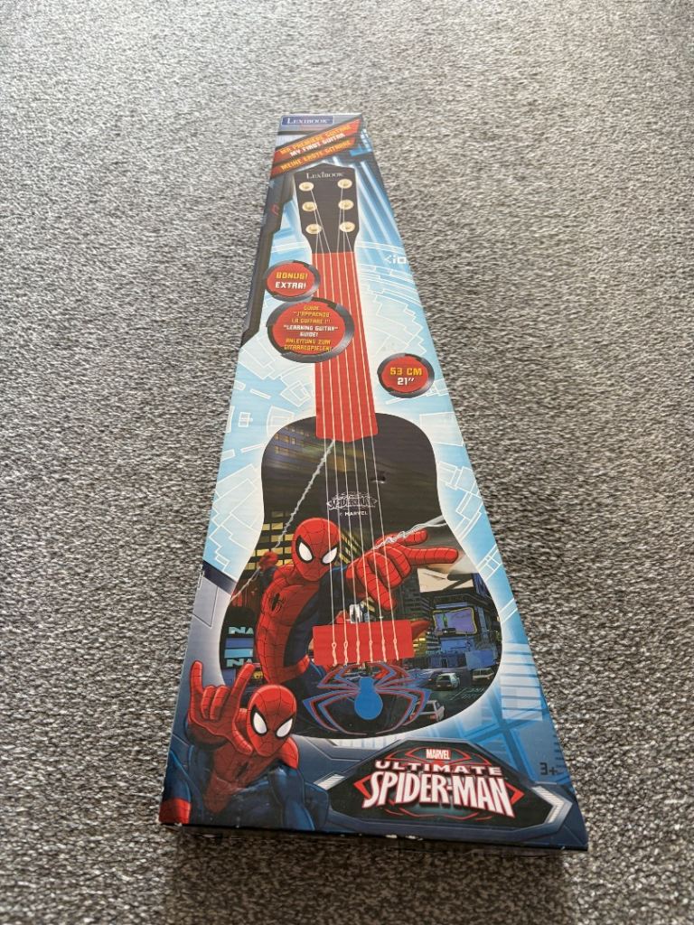 Lexibook Ultimate Spider-Man My First Guitar – New in Box