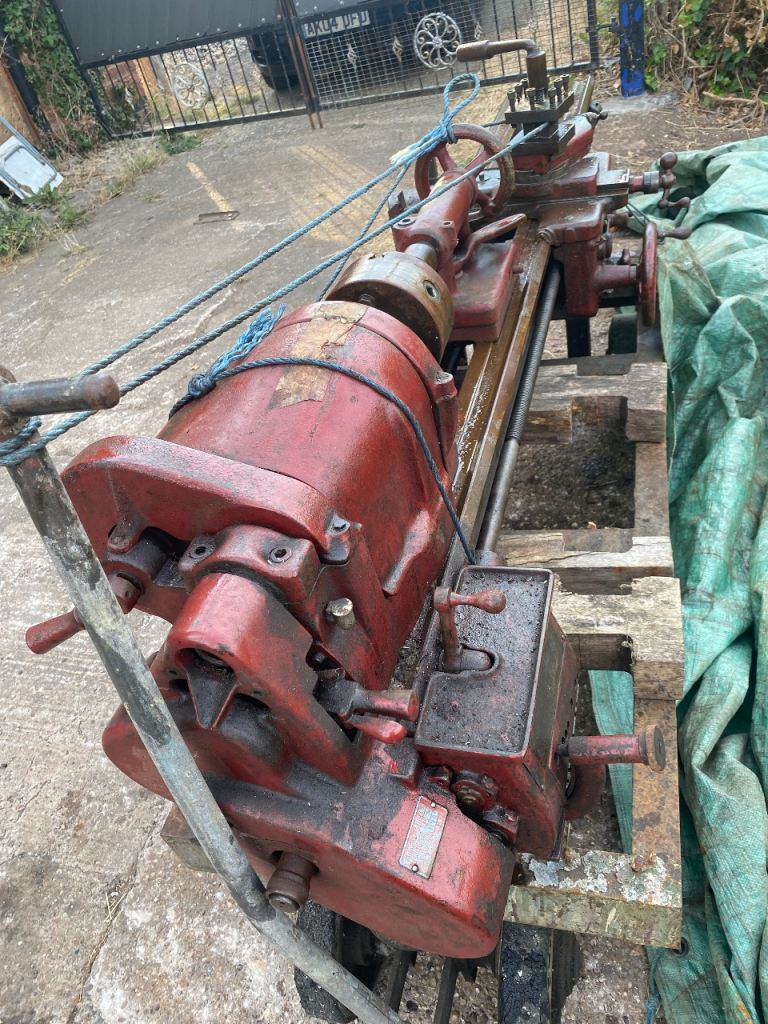 Heavy Duty Metal Lathe Machine – Fair Condition