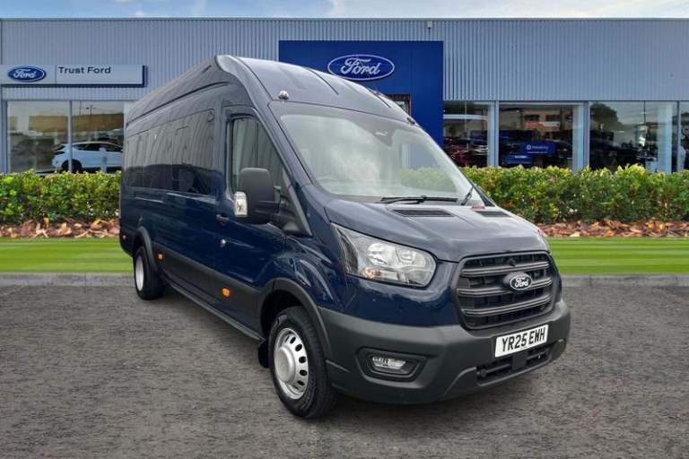 2025 Ford Transit 460 Leader L4 H3 ELWB High Roof 17 Seat Minibus RWD 2.0 EcoBlue 165ps Manua Min...