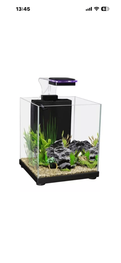 AQUA ONE BETTA 10L AQUARIUM FISH TANK LED LIGHT FILTER,£40