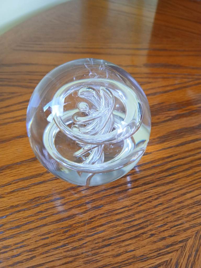 Langham glass paperweight