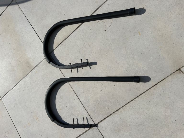 Big padded hooks useful for storing surf boards etc