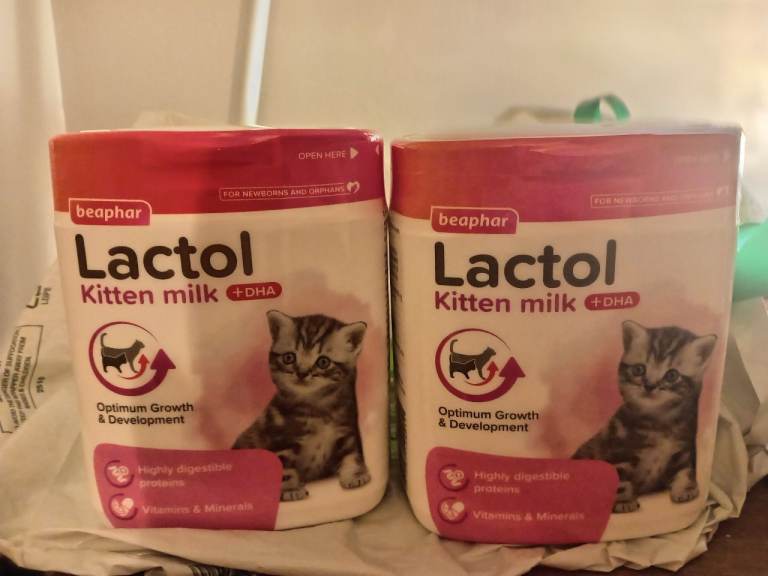 X2 NEW & SEALED Lactol Kitten Milk Replacement 500g