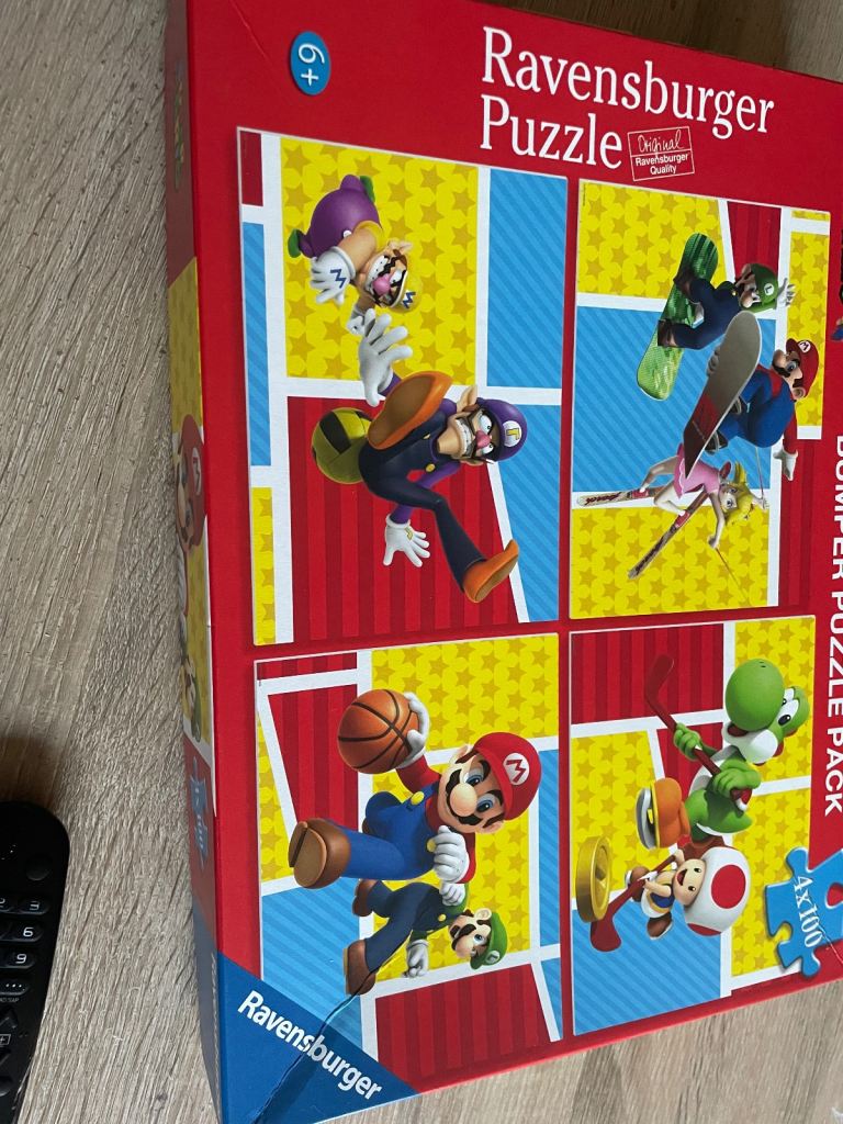 Kids Super Mario Ravensburger puzzle