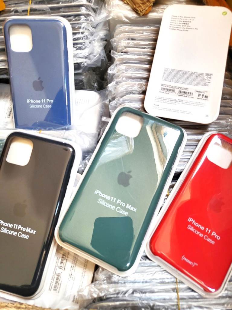 450x Job Lot of Apple iPhone 11, 11Pro, 11Pro Max Silicone Cases - Various Colours