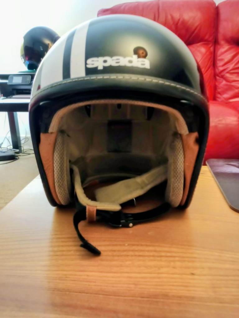 Spada open faced retro Motorcycle crash helmet 