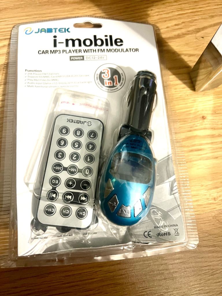 JABTEK i-mobile Car MP3 Player with FM Modulator.