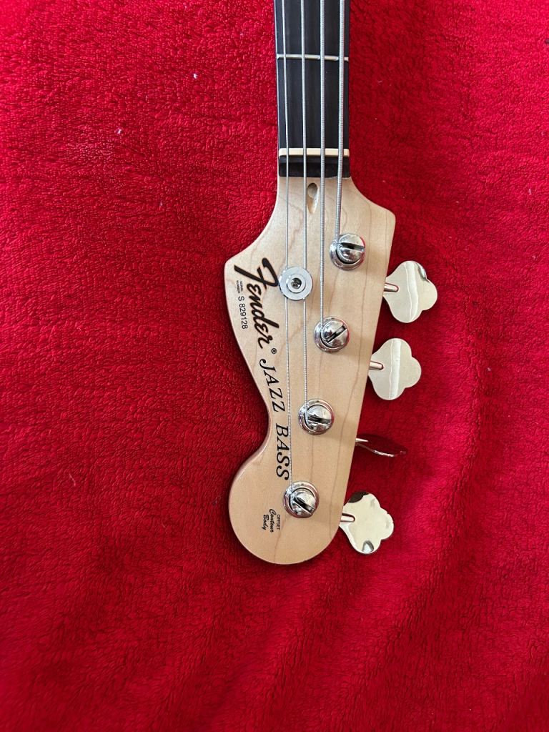 Fender Squier Jazz Bass Guitar Modified 