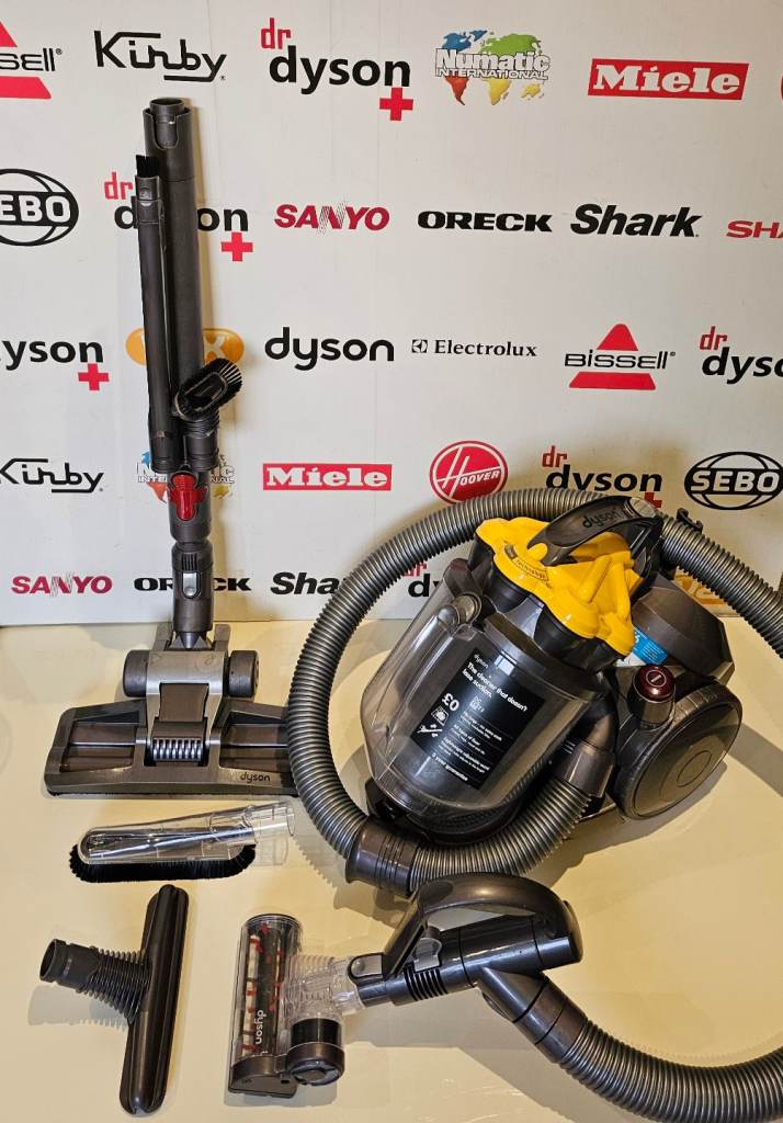 image for Dyson cylinder vacuum cleaner reconditioned, complete with new filters, 6 x attachments