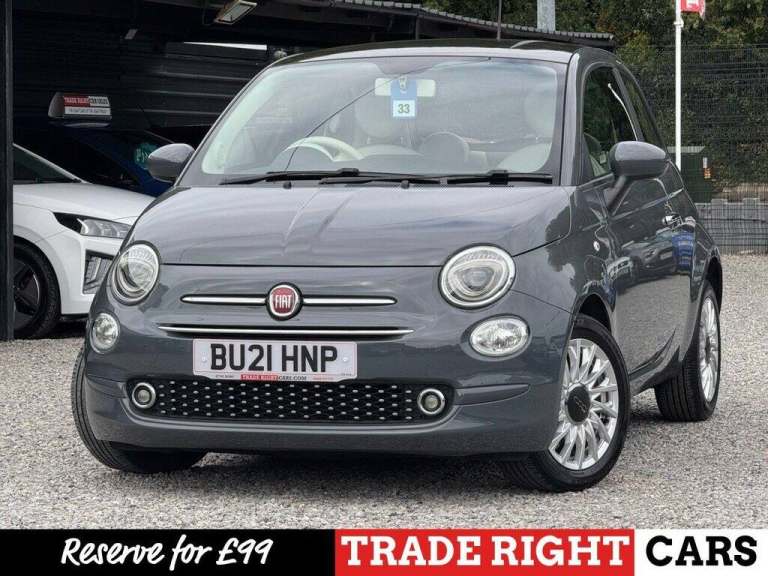 2021 Fiat 500 1.0 MHEV Lounge [Pan Roof] 3dr Hatchback Petrol Manual