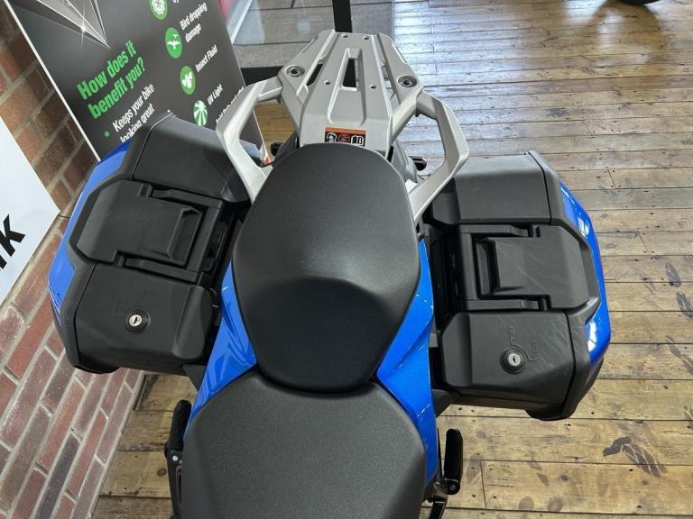 Suzuki GSX-S1000GX+ , Triton Blue with Panniers