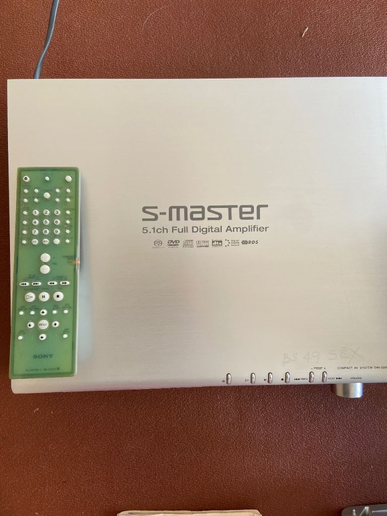 Sony S-Master 5.1ch Digital Amplifier Home Cinema System
