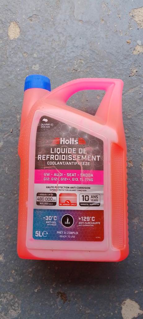 Holts coolant/ antifreeze 2 x 5 litres, new