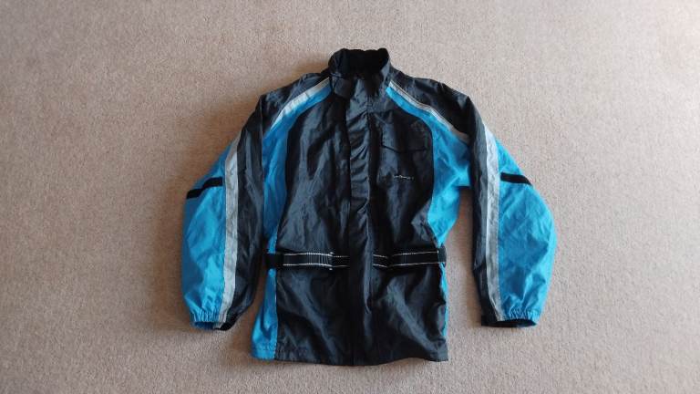Motorcycle over rain jacket