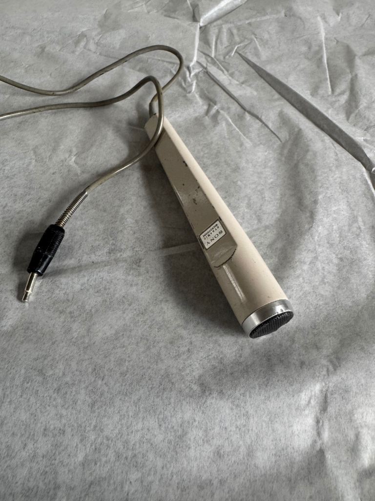 Sony dynamic small microphone myl f-96 imp low made in japan 