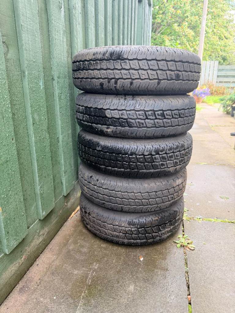 5x Iforwilliams trailer wheels with tyres
