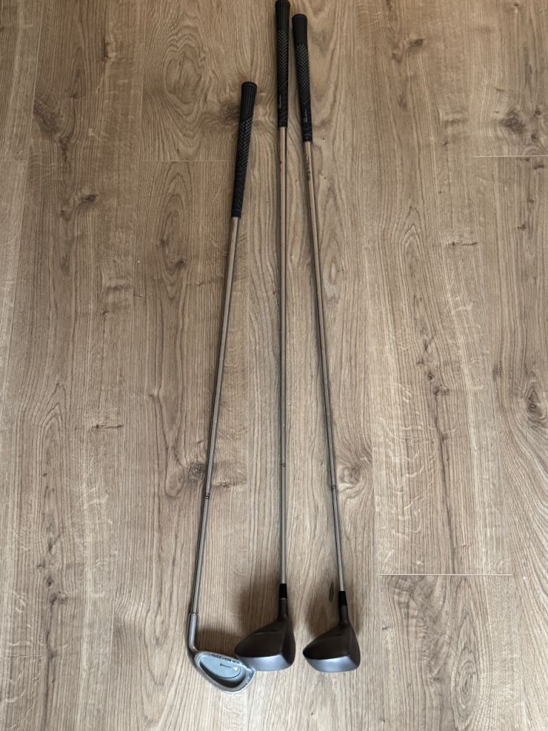 Malibu Golf Clubs - 3 Piece Starter Set (Driver, Wood, Iron)