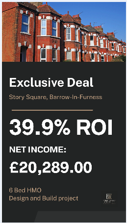 6 Bed HMO Design and Build project 39.9% ROI NET INCOME: £20,289.00