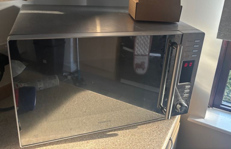 Russell Hobbs Microwave Oven - Good Condition, Silver