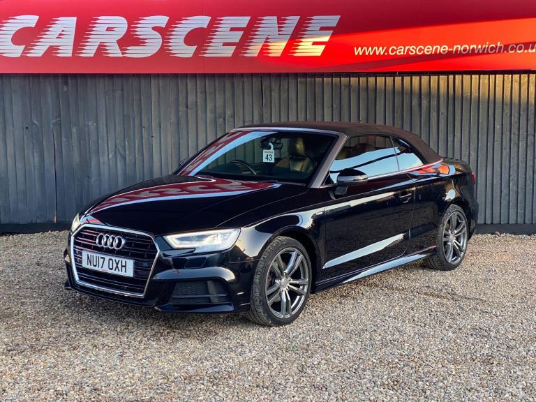 2017 Audi A3 1.6 TDI S Line 2dr CONVERTIBLE DIESEL Manual