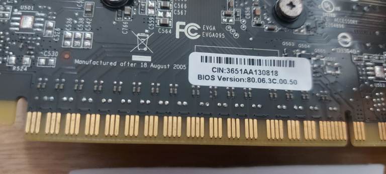 eVGA (nVidia) GTX650Ti 2GB graphics card for sale