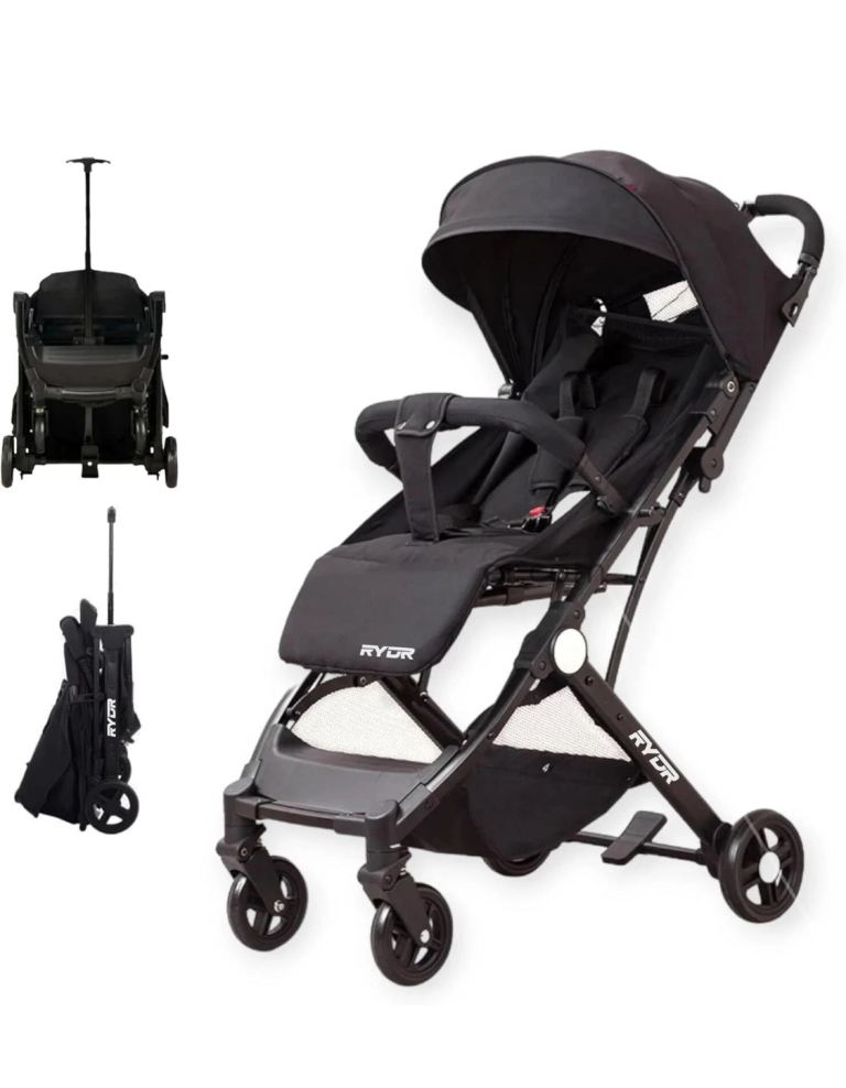 RYDR C8 Compact Travel Pushchair | Lightweight Baby Stroller/Pram/Buggy for 0-3