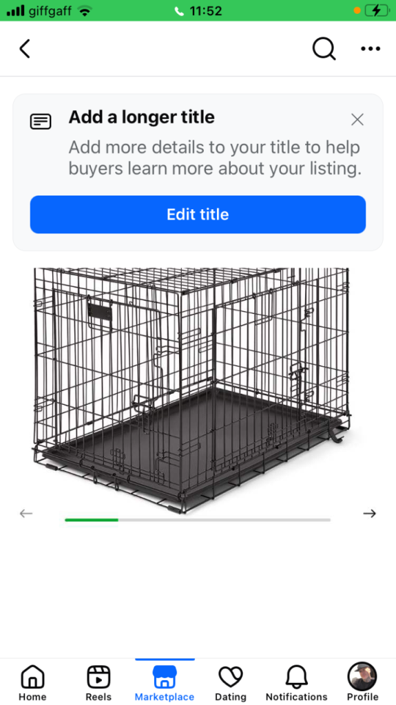 Dog cage 