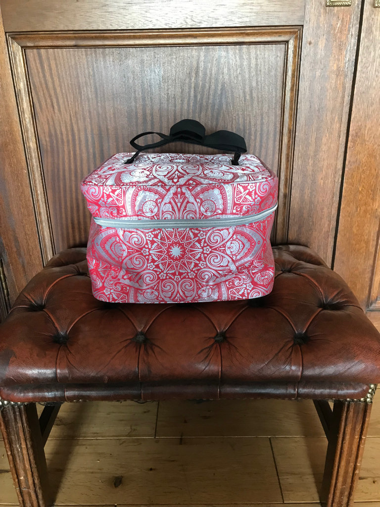 New Limited Edition Pink Holographic Toiletry and make-up Bag