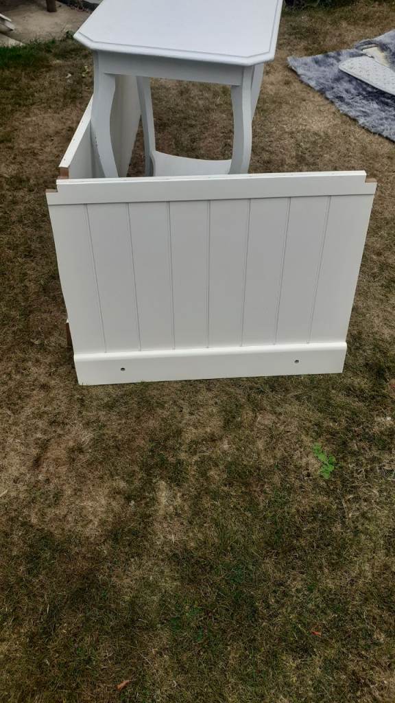Bath End Panel Tongue & Groove Effect Gloss White